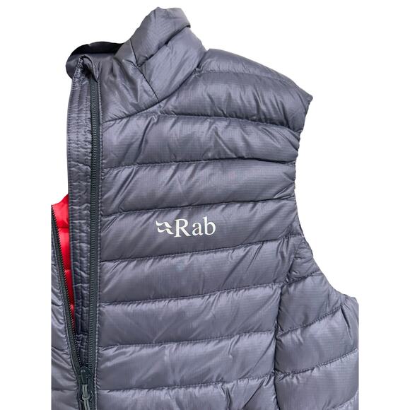 Rab women's Thermo Recycled Microlight Down Vest navy size Small - Picture 2 of 6